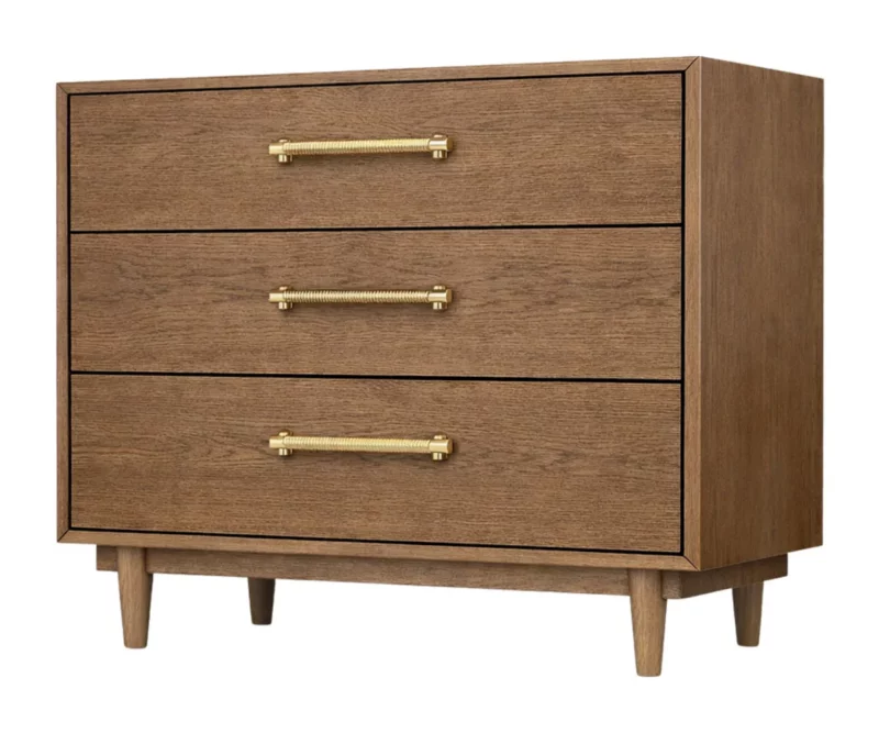 Midtown 3 Drawer Nightstand