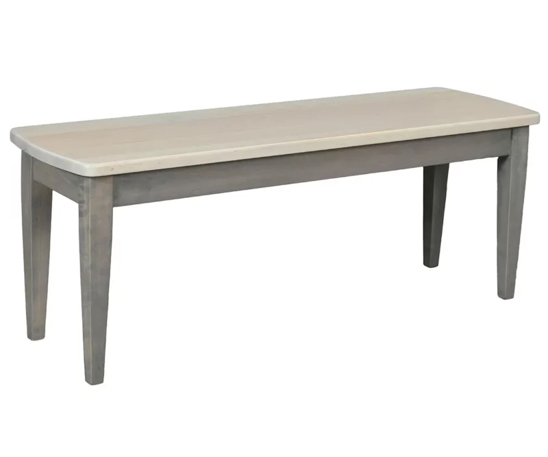 Bowed End Shaker Leg Bench