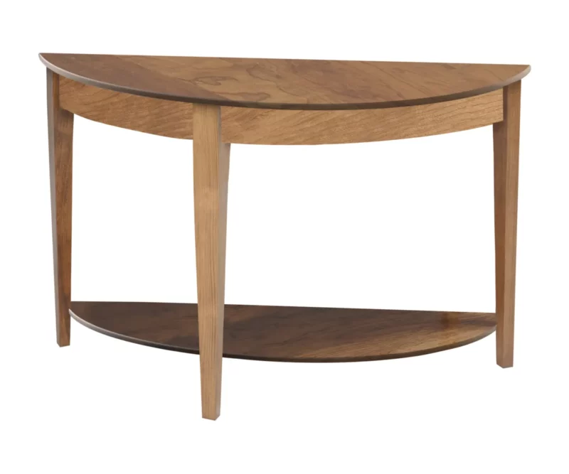 Woodland Shaker Half Round Hall Table