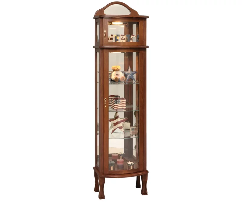 Rectangular Bonnet Top Curio