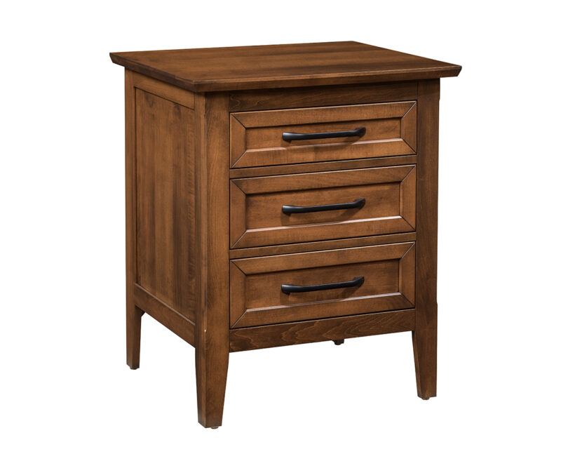 Glenwood Three Drawer Nightstand