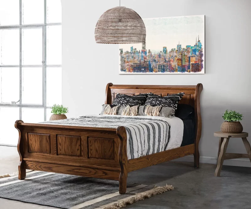 Classic Raised Panel Sleigh Bedroom Collection