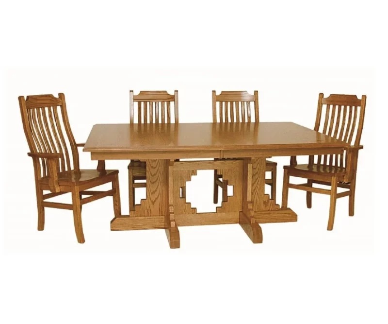 Santa Rosa Double Pedestal Table