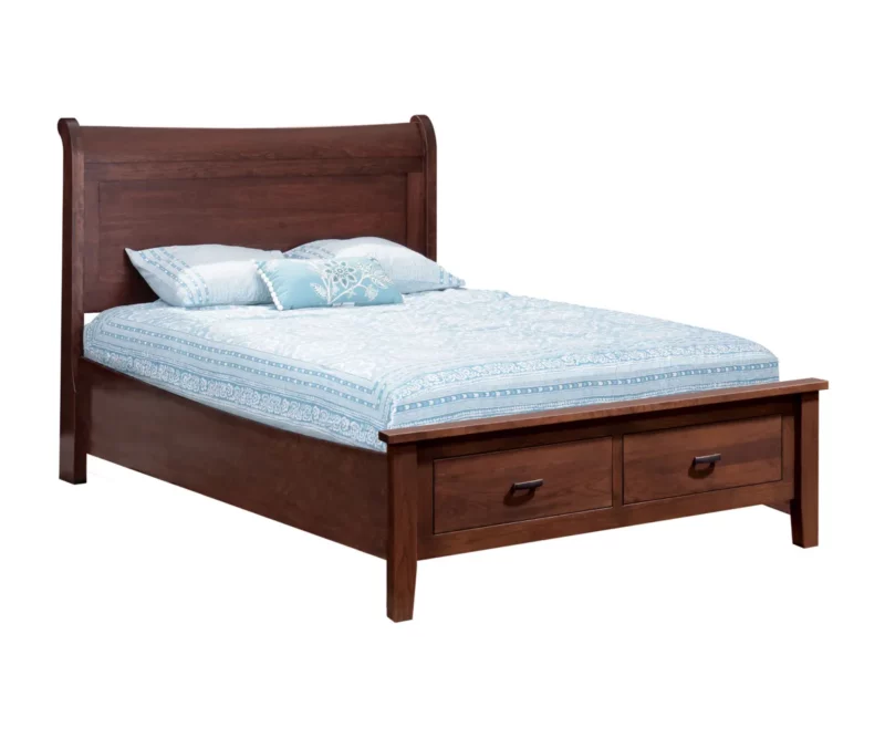 Luxembourg Bed with Footboard Storage