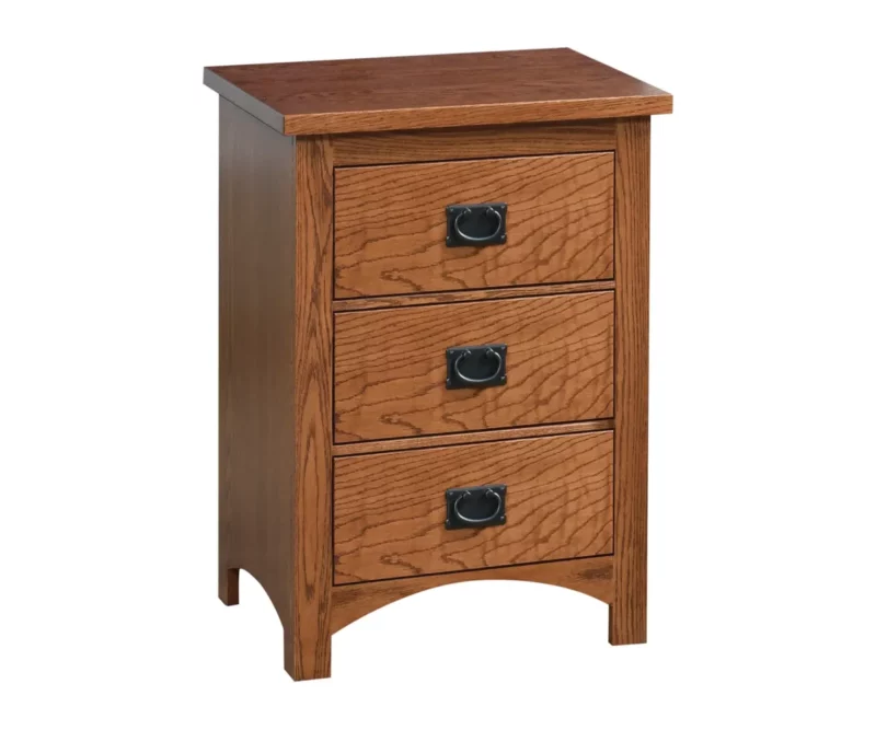 Siesta Mission 3 Drawer Nightstand