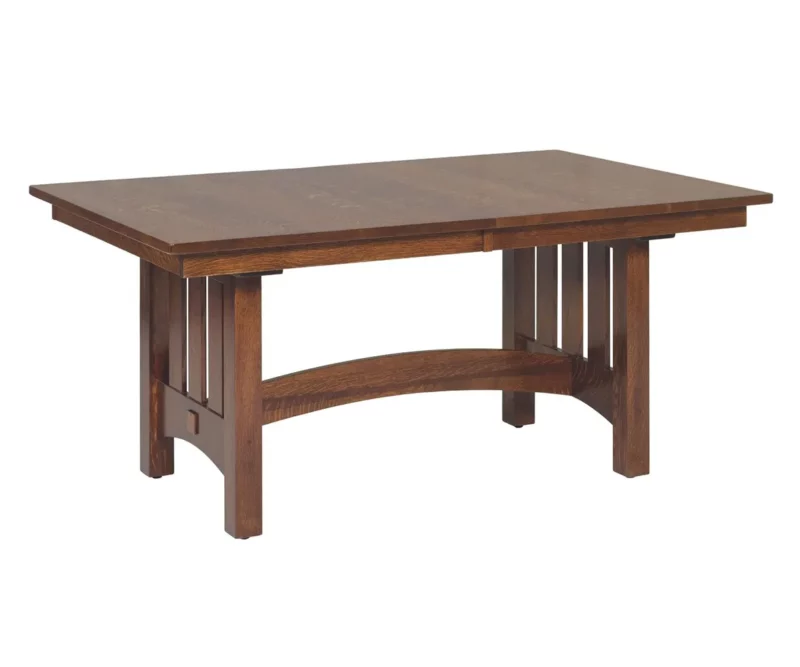 Windsor Mission Double Pedestal Table