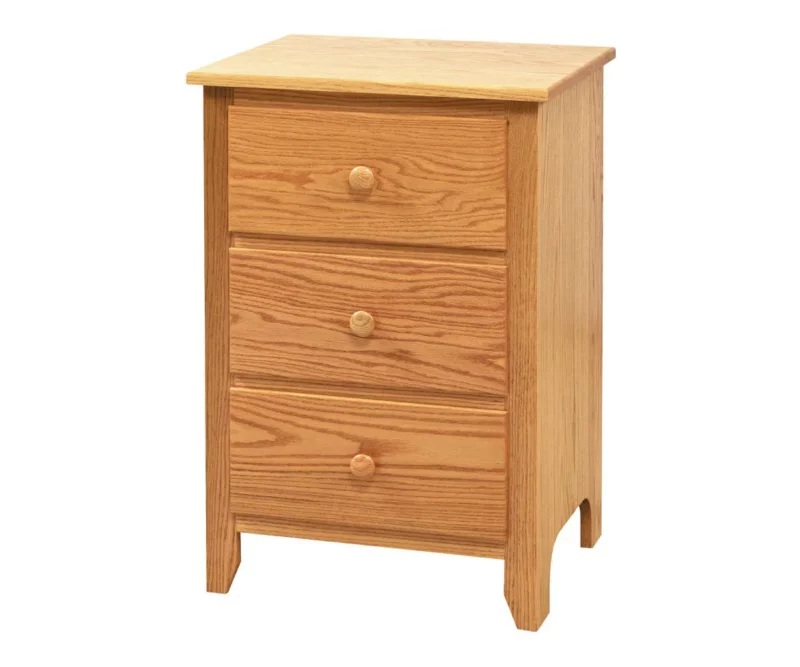 Scenic Shaker 3 Drawer Tall Night Stand