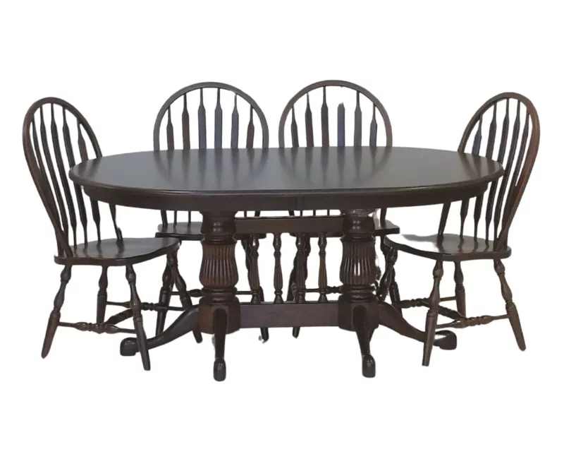 Tulip Double Pedestal Table