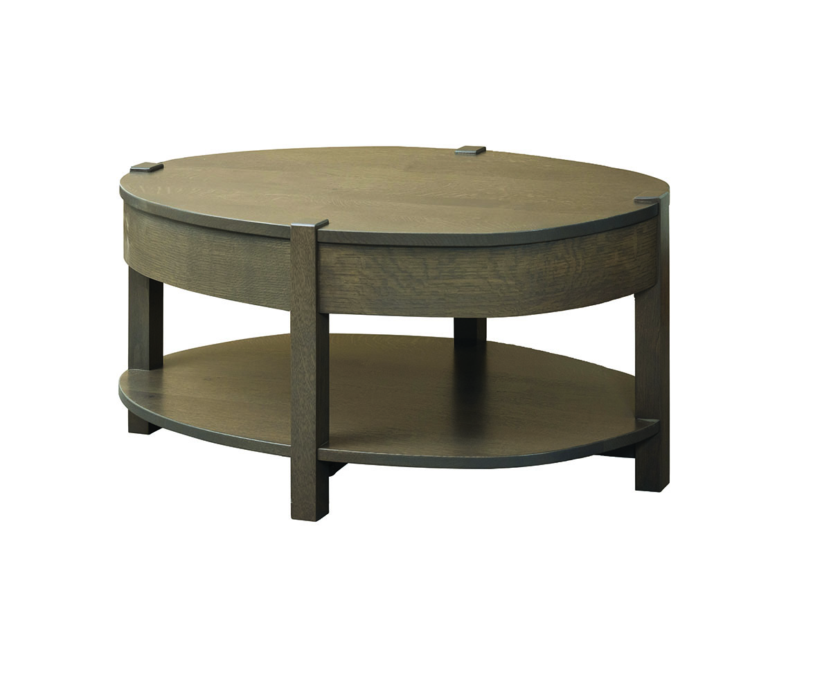 Fresno Round Coffee Table Dutch Craft Furnishings